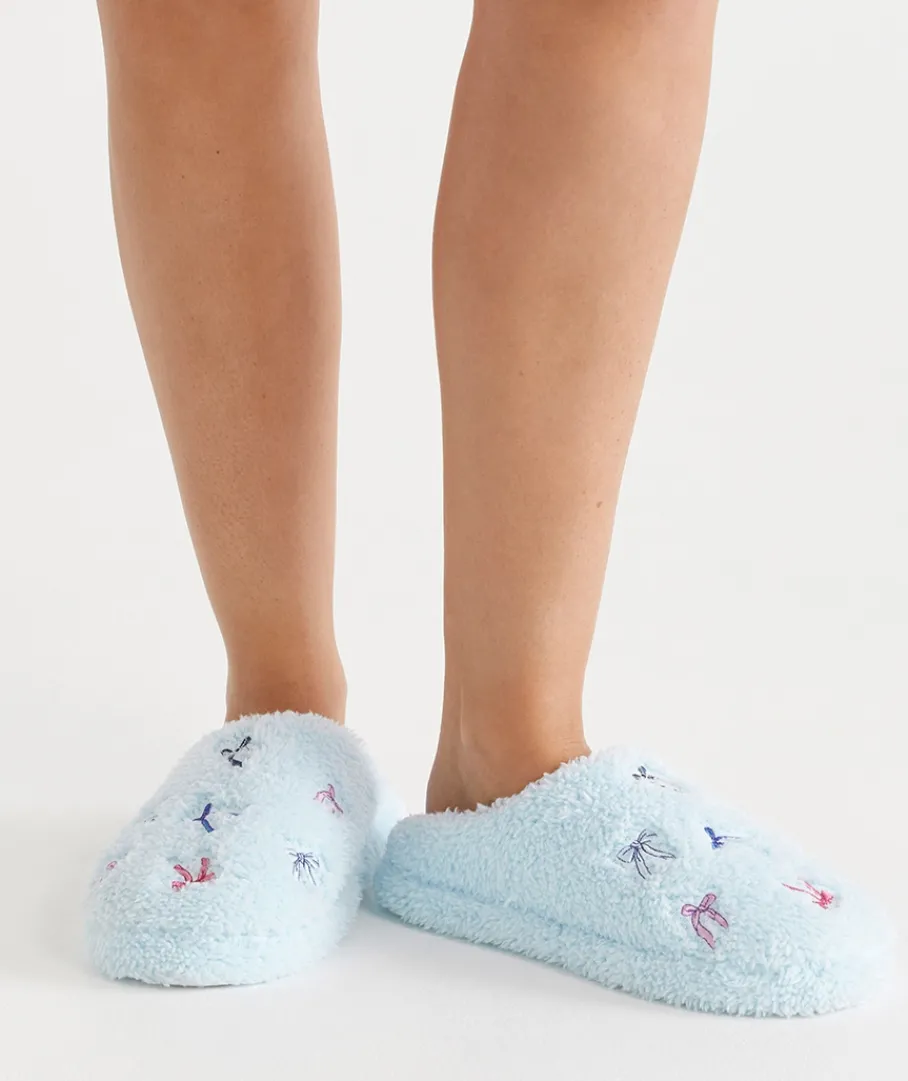 Sussan Slippers>Bow Fluffy Slipper