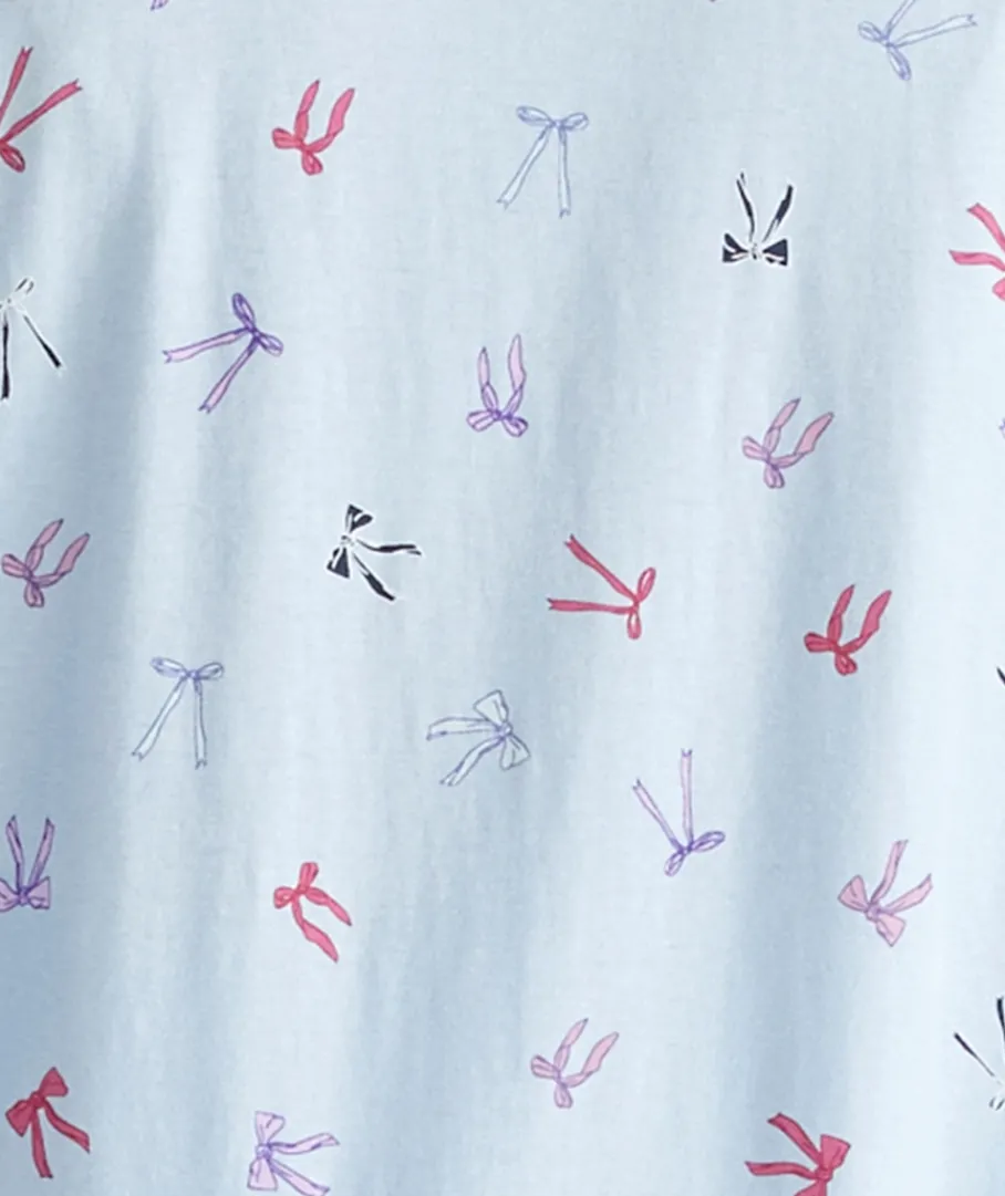 Sussan Pyjama Sets>Bow Print Novelty Pyjama Set