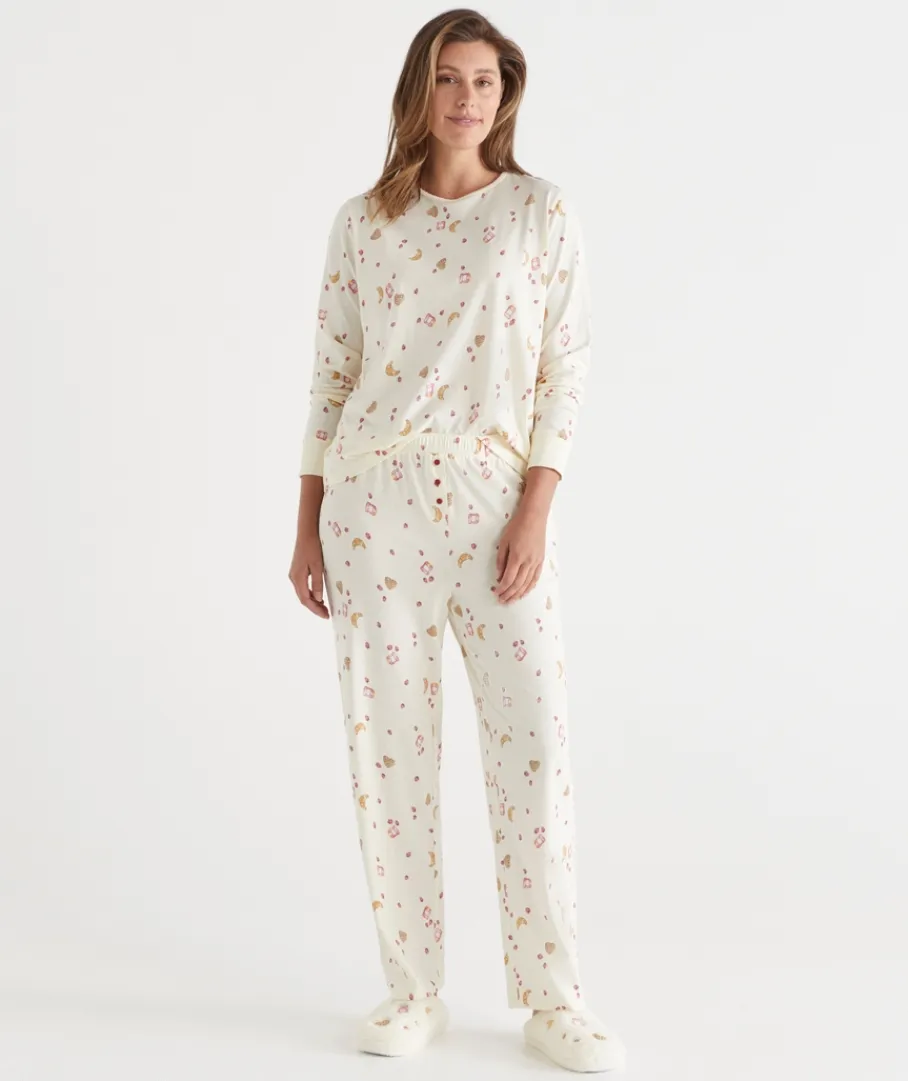 Sussan Pyjama Sets>BREAKFAST AUS COTTON PJ SET
