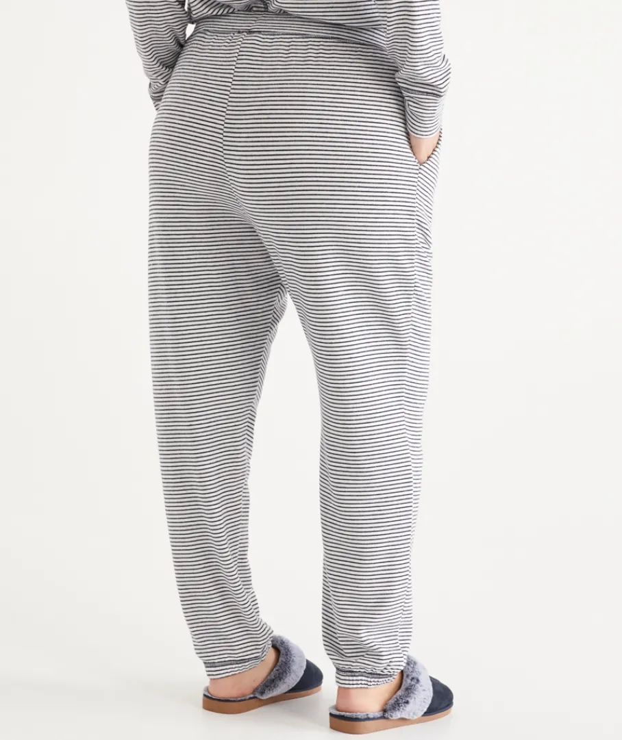 Sussan Pyjama Bottoms|Everyday Icons>Brushed Stripe Tapered Pyjama Pant -