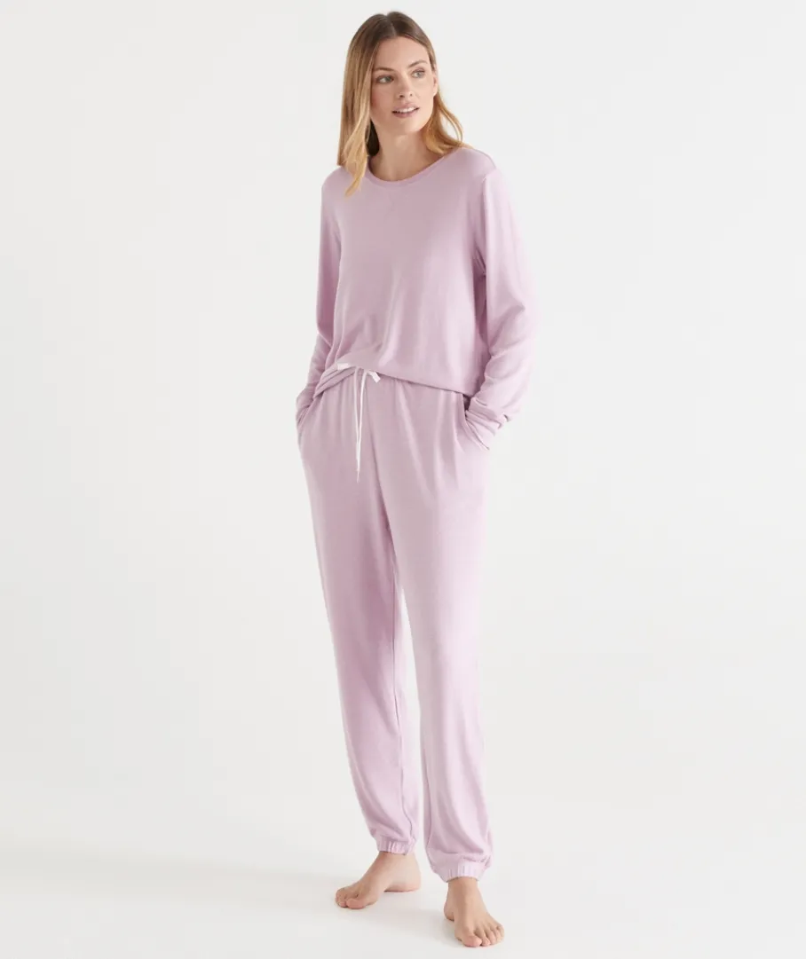Sussan Pyjama Bottoms|Everyday Icons>Brushed Tapered Pyjama Pant
