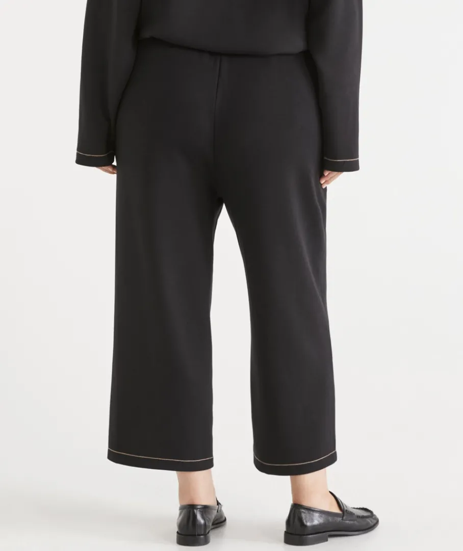 Sussan Pants>Contrast Stitch Culotte Pant
