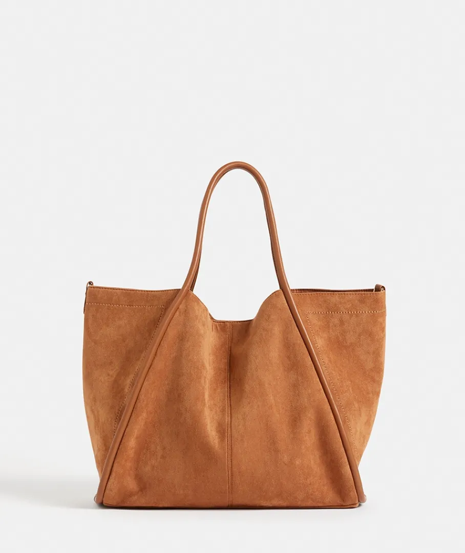 Sussan Bags>Faux Suede Summer Tote Bag