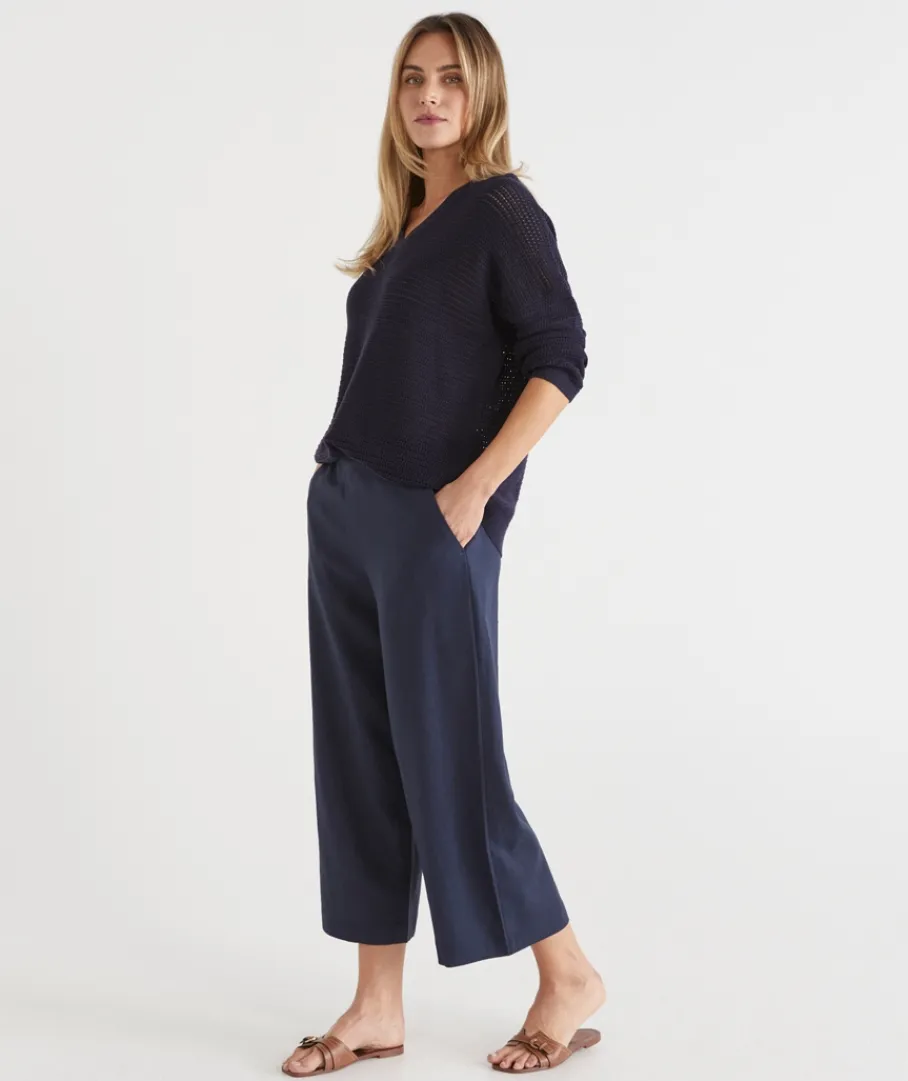 Sussan Pants|Matching Sets>FLAT FRONT CULOTTE