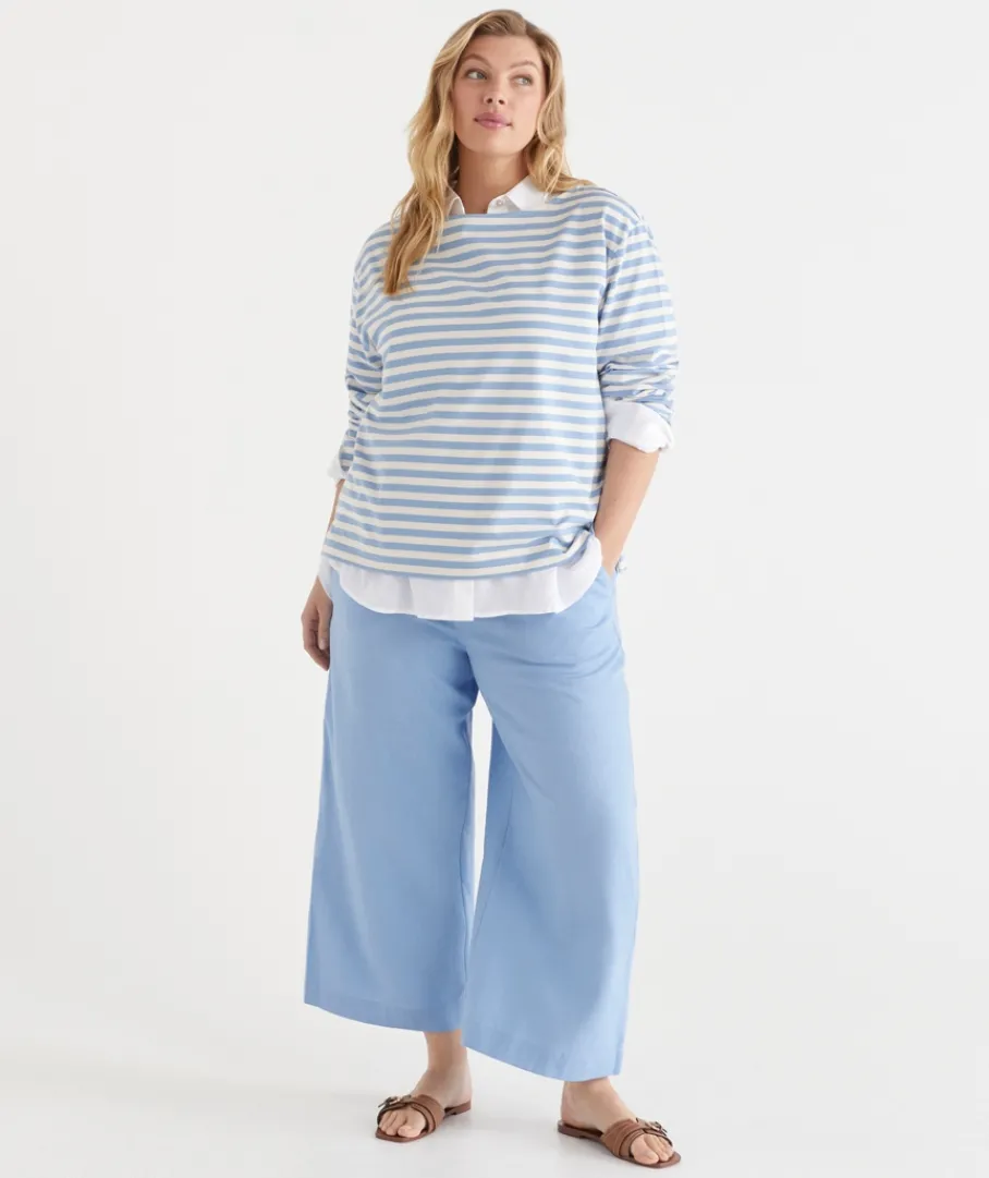 Sussan Pants|Matching Sets>FLAT FRONT CULOTTE