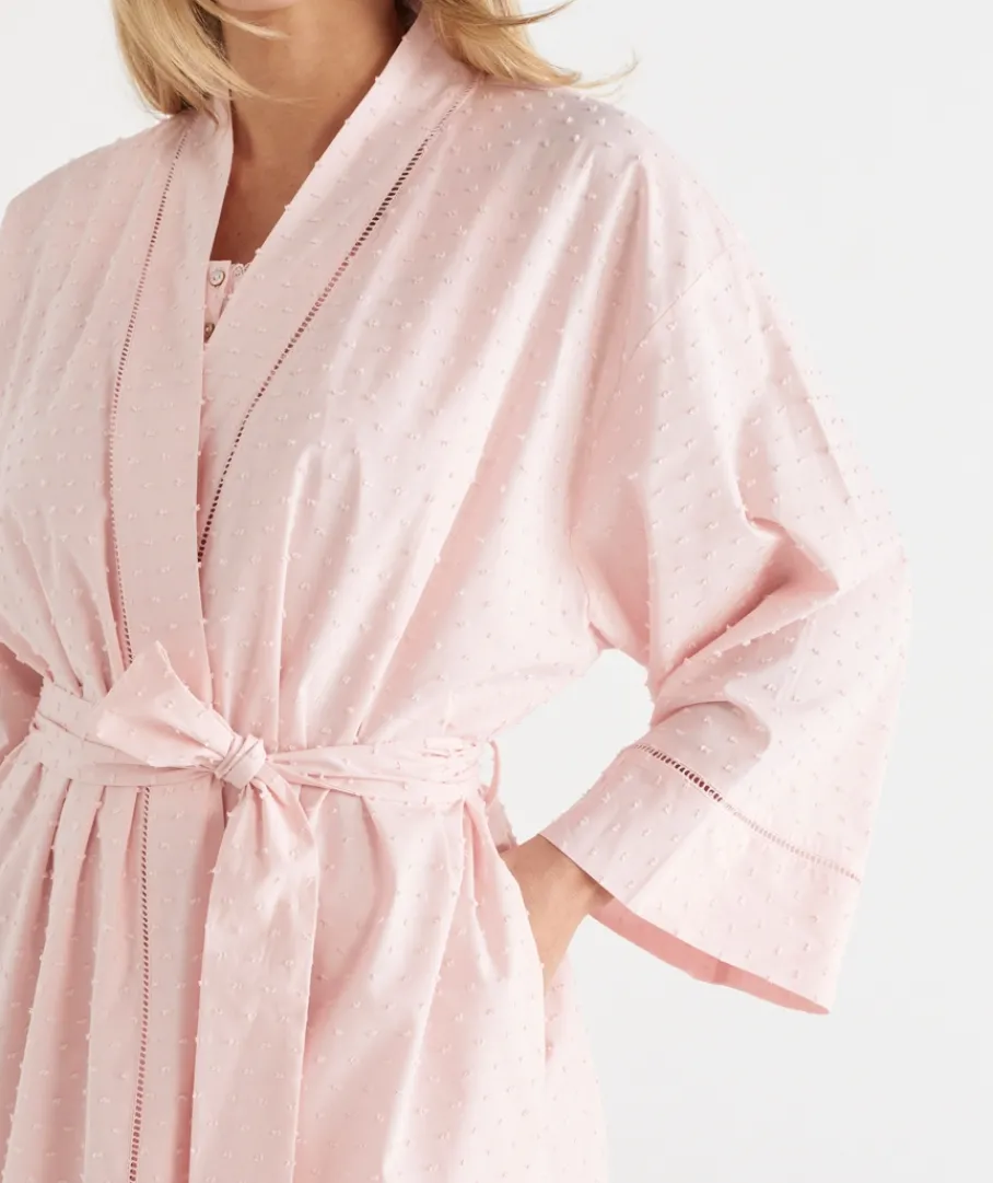 Sussan Dressing Gowns>Flock Spot Robe