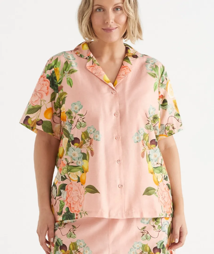 Sussan Pyjama Sets>Floral Botanical Orchard Pyjama Set