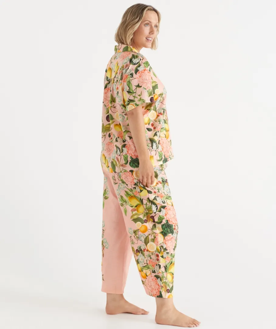 Sussan Pyjama Sets>Floral Botanical Orchard Pyjama Set