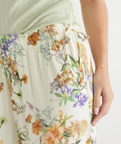 Sussan Pyjama Sets|Pyjama Bottoms>Floral Field Print 3/4 Pyjama Pant
