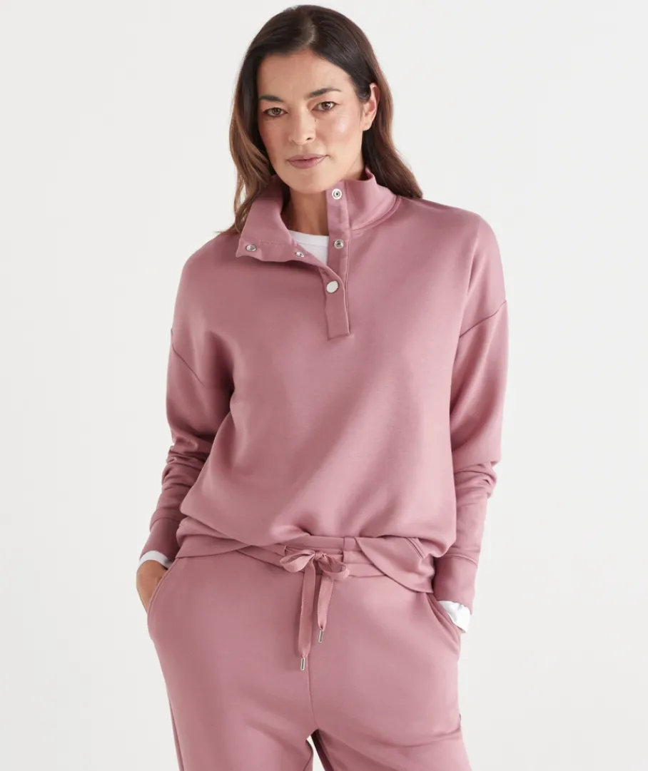 Sussan Tops|Loungewear>Henley Jumper