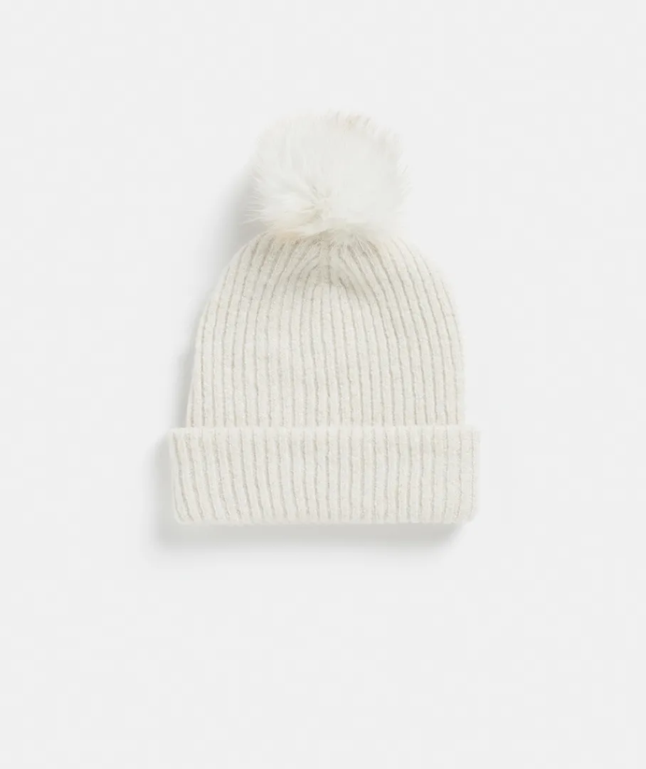 Sussan Knit Accessories|Hats>Knit Pom Pom Beanie