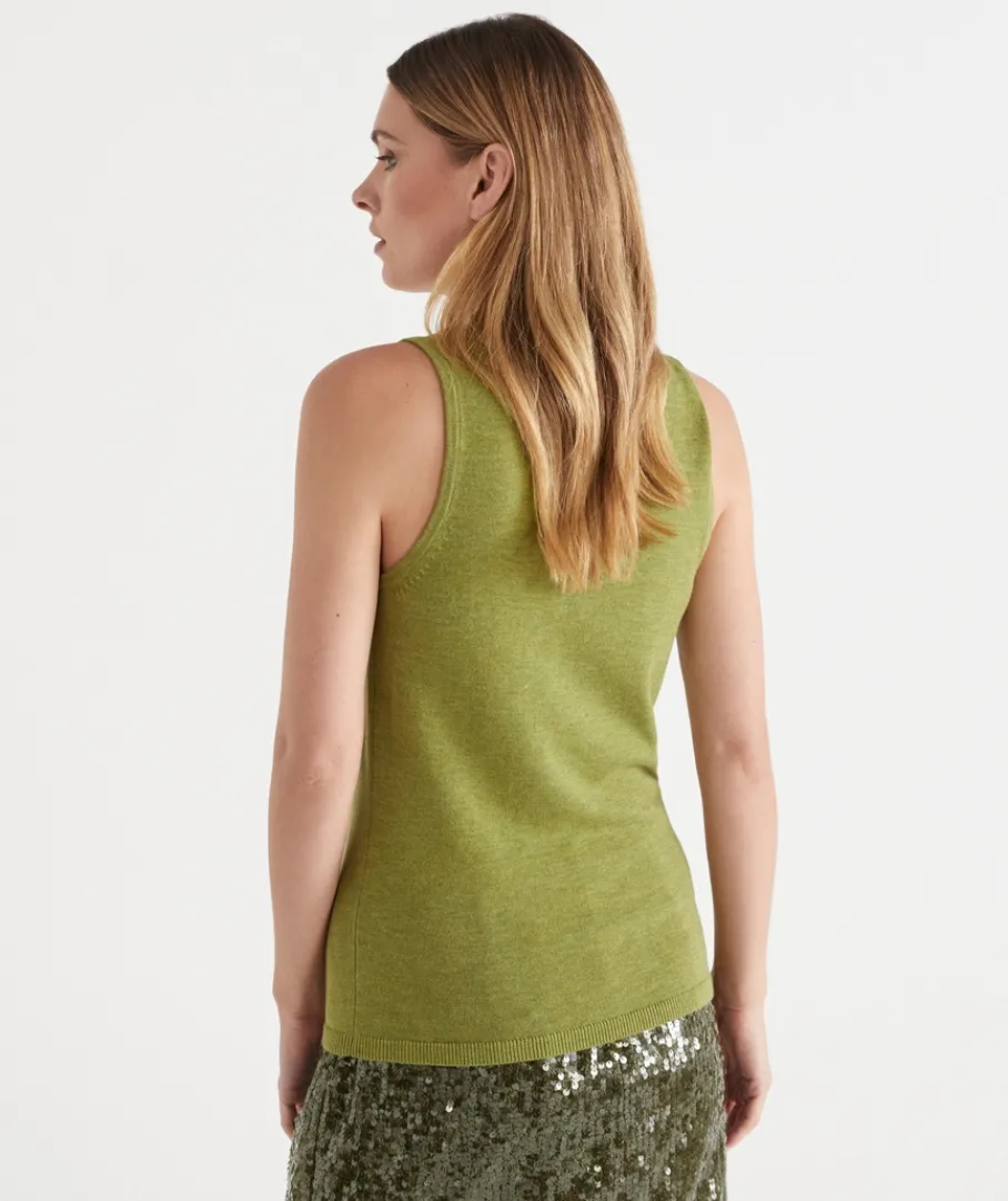 Sussan Tops|Matching Sets>Knit Scoop Tank -