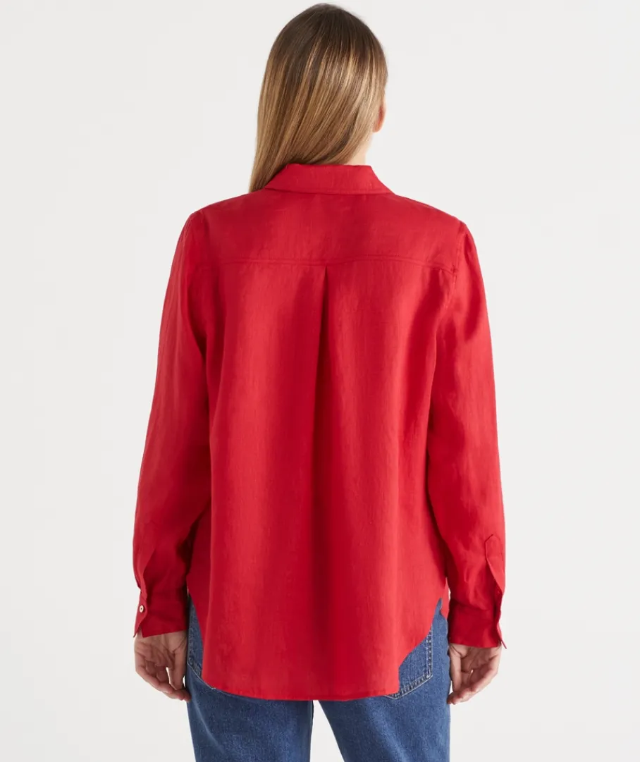 Sussan Tops|Shirts & Blouses>Linen Urban Shirt