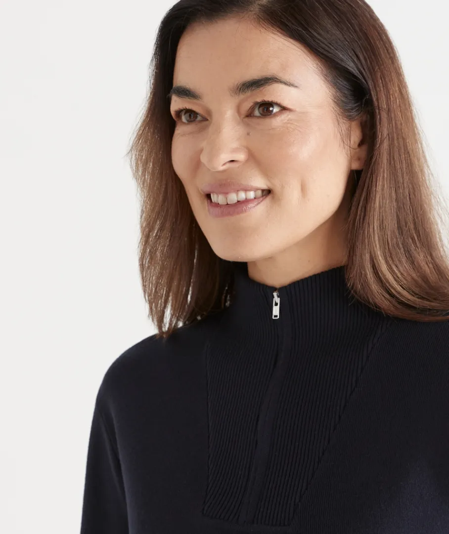 Sussan Tops|Loungewear>Milano Quarter Zip Lounge Jumper