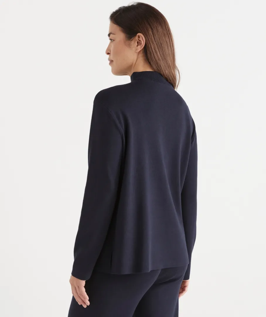 Sussan Tops|Loungewear>Milano Quarter Zip Lounge Jumper