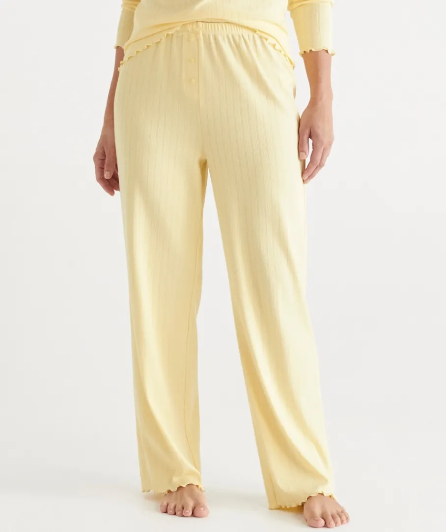 Sussan Pyjama Bottoms>Pointelle Pyjama Pant