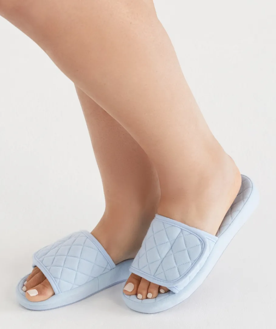 Sussan Slippers>Quilted Adjustable Slipper