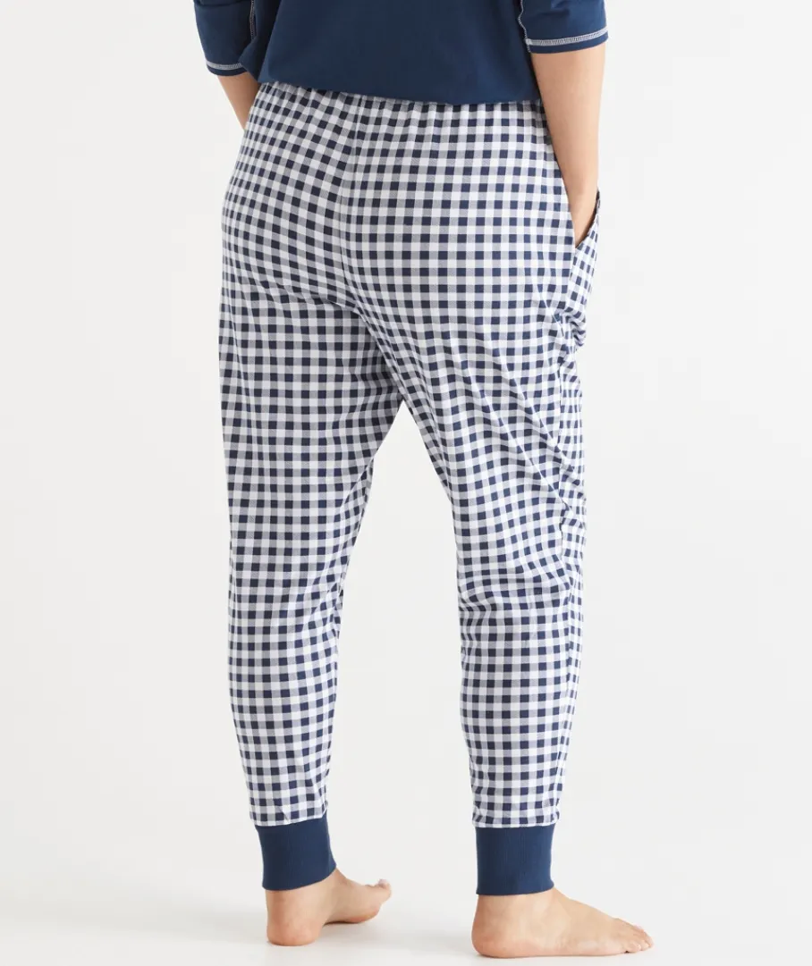 Sussan Pyjama Bottoms|Everyday Icons>Tapered Gingham Pyjama Pant