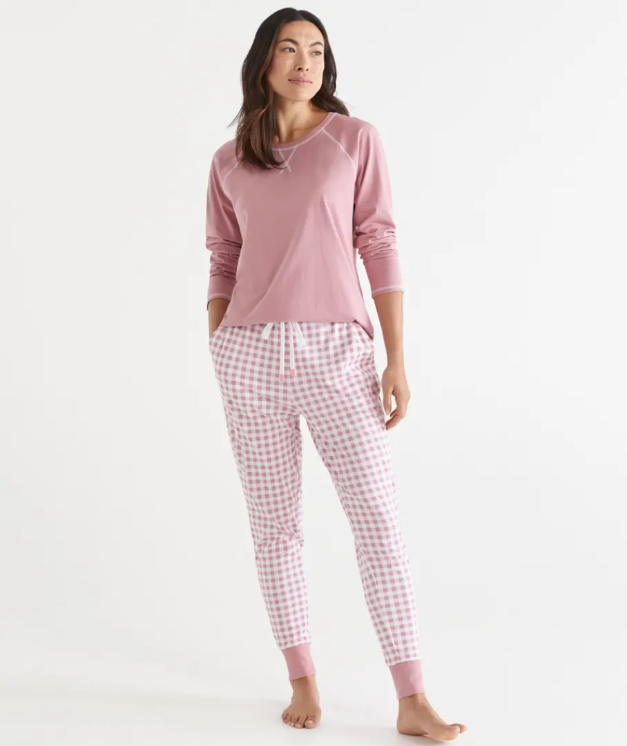 Sussan Pyjama Bottoms|Everyday Icons>Tapered Gingham Pyjama Pant