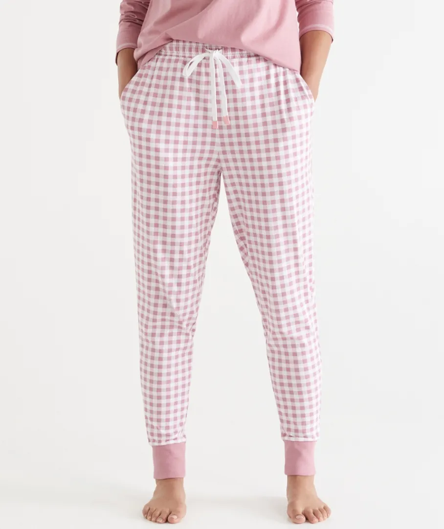 Sussan Pyjama Bottoms|Everyday Icons>Tapered Gingham Pyjama Pant