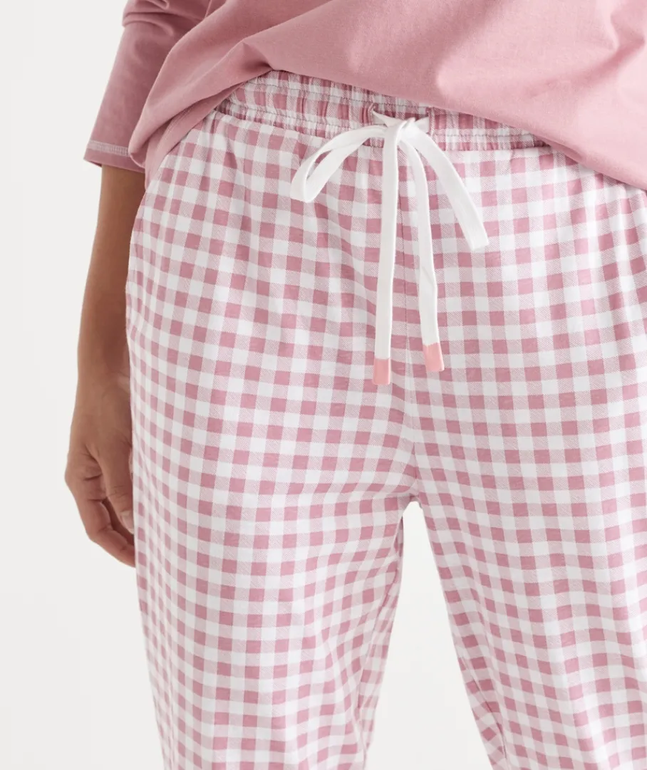 Sussan Pyjama Bottoms|Everyday Icons>Tapered Gingham Pyjama Pant